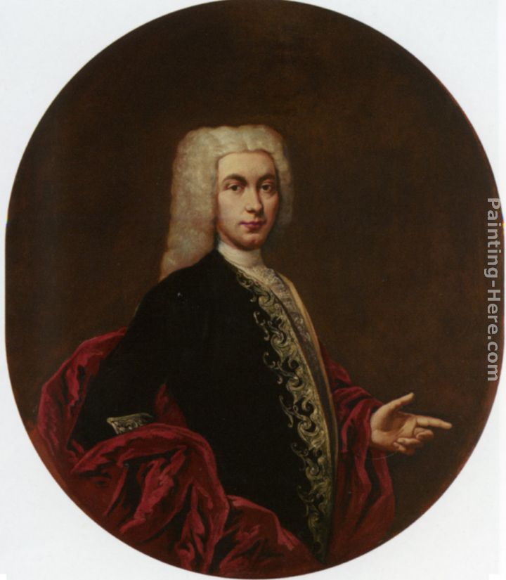 Portrait of a Gentleman Half Length Wearing an Embroidered Doublet painting - Giacomo Ceruti Portrait of a Gentleman Half Length Wearing an Embroidered Doublet art painting